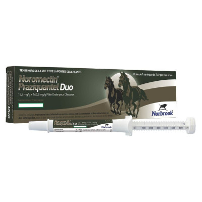 Noromectin Praziquantel Duo - Pâte orale pour chevaux