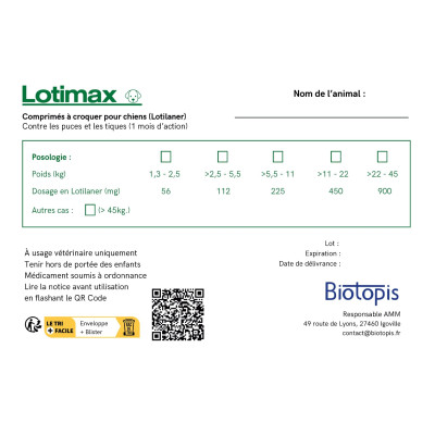Pochette Lotimax CN x25