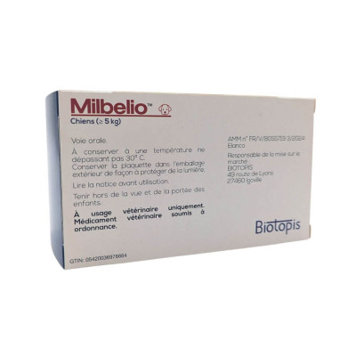Vermifuge pour chien – Comprimé chien - MILBELIO