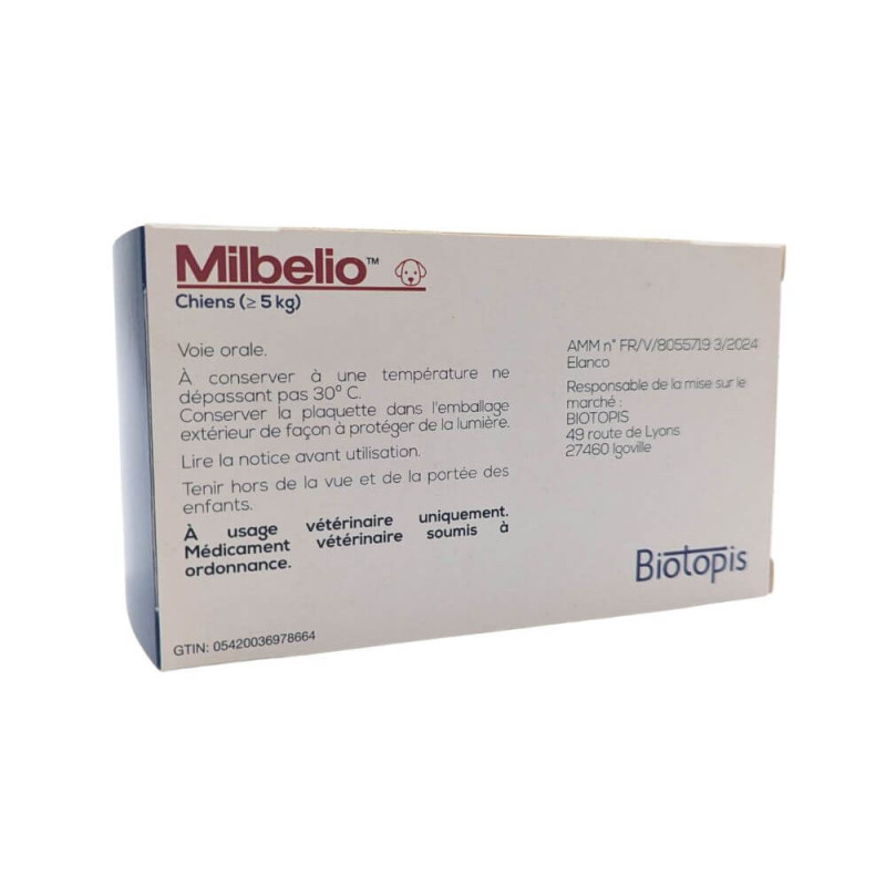Vermifuge pour chien – Comprimé chien - MILBELIO